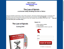 Tablet Screenshot of lawofspirals.com